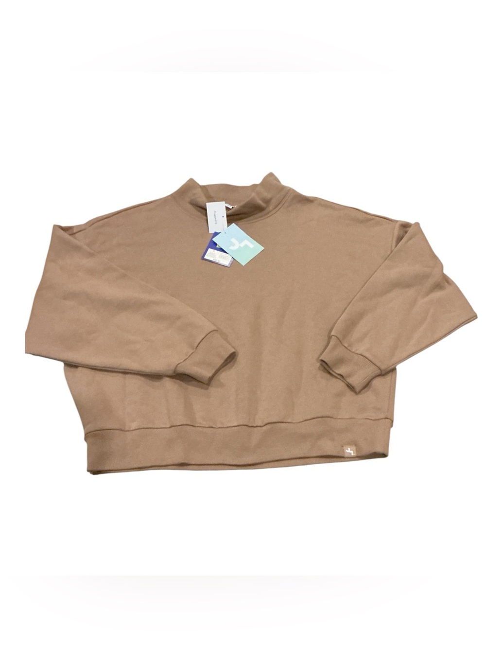 JoyLab Women's Cowl Neck Pullover Sweater - Tan